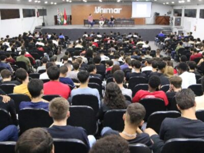 Aula inaugural dos cursos de Tecnologia da Informação com palestra do Secretário de Inovação, Walter Leandro, é realizada pela Unimar