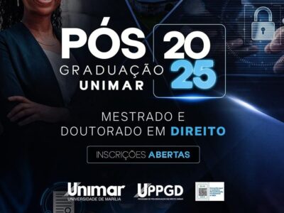 Mestrado e Doutorado em Direito da Unimar estão com processo seletivo aberto. Programa está entre os principais cursos com nota 5 da CAPES. Inscreva-se aqui