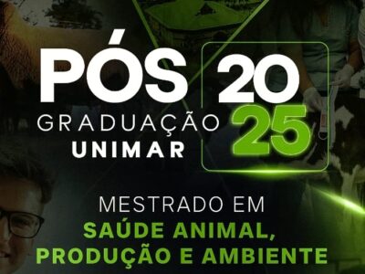 Mestrado profissional em saúde animal, produção e ambiente da Unimar abre inscrições com duas bolsas de estudo. Se inscreva por aqui