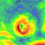 Vórtice Ciclônico reduzirá a ocorrência de chuvas em grande parte do Brasil.