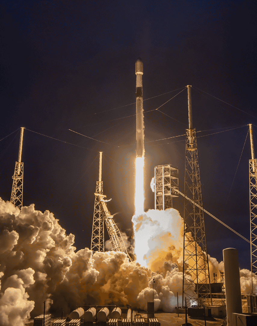 SpaceX: foguete Falcon 9 “estaciona” em local inédito