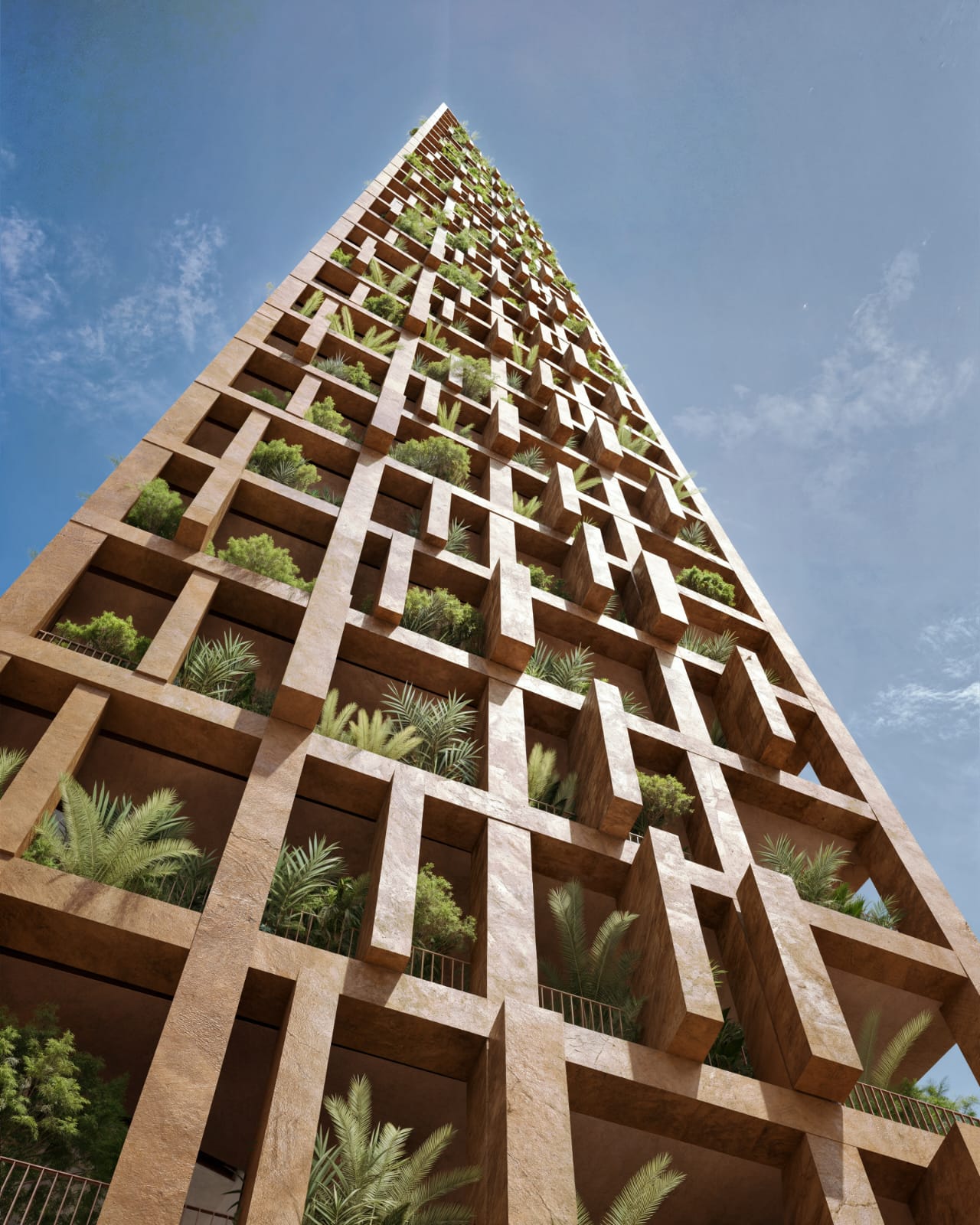 Conheça o primeiro”edifício árvore” brasileiro. Jardim vertical tem irrigação automática que reduz em até 80% os raios solares, além de maior valorização