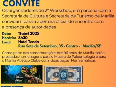 Marilia entra no Circuito Nacional de Colecionismo. Prática cresce entre jovens e adolescentes que gostam de aprender e preservar a história. Saiba mais