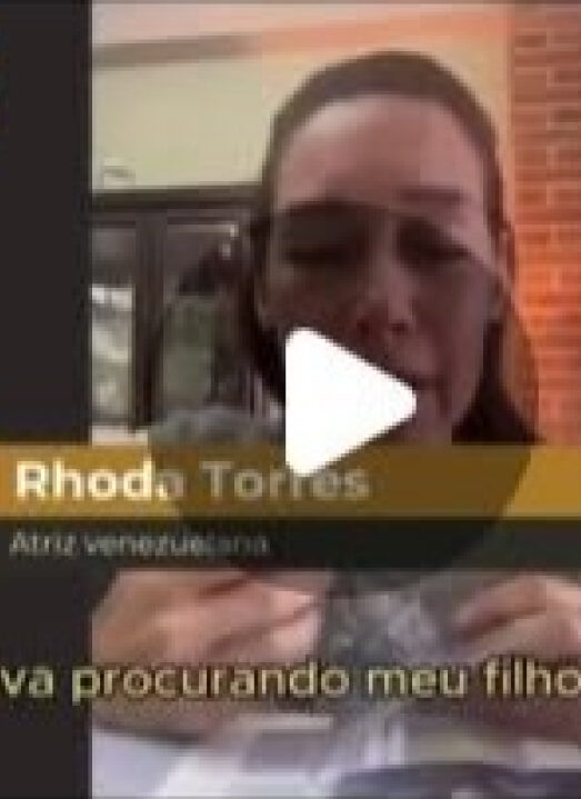 A ditadura de Nicolás Maduro, na Venezuela, sequestrou o filho da atriz venezuelana Rhoda Torres.