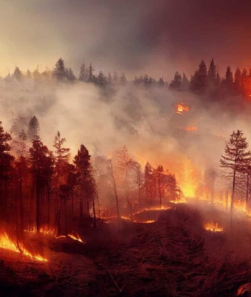 Japão enfrenta o maior incêndio florestal em mais de 30 anos