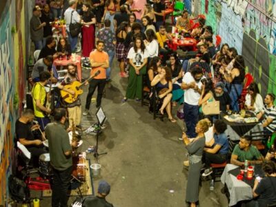 Jazz à La Rua será nesta sexta no Espaço Cultural Beco da Avenida Ipiranga, com apresentação da Banda Mahatma Groove. Ambiente aberto e livre em parceria com o Aero’s Bar. Confira