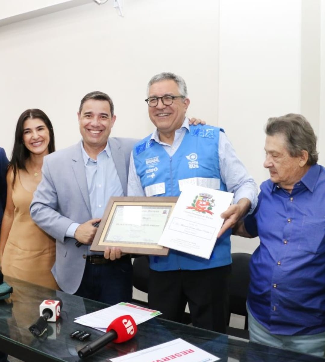 Ministro da Saúde faz visita complexo hospitalar, autoriza UPA Zona Sul e credencia Alta Complexidade em Ortopedia no Hospital Beneficente Unimar