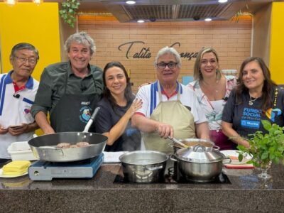 Campanha do Agasalho 2025: Fundo Social arrecada 1.400 cobertores no Programa “Receitas de Sucesso”. Ação contou com a parceria da Associação “Amigos do Bar” e da TV Marília. Serão distribuídos para entidades assistenciais da cidade