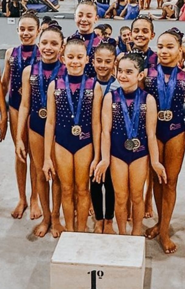 Ginástica artística feminina de Marília conquista primeira e segunda colocações gerais na I etapa do Troféu Destaque da Liga Polo-Oeste em Bauru