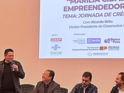 Desenvolve São Paulo: Associação Comercial participa de encontro empreendedor no Ciesp Marília comparticipação do presidente estadual