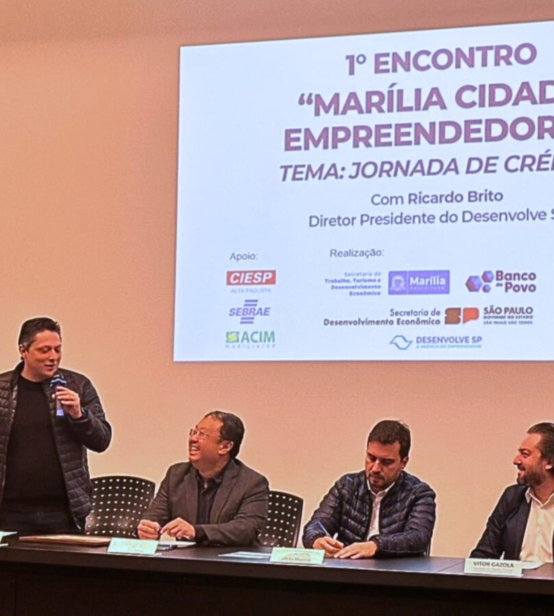Desenvolve São Paulo: Associação Comercial participa de encontro empreendedor no Ciesp Marília comparticipação do presidente estadual