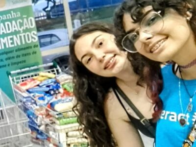 Educandário Bento de Abreu recebe 110 quilos de alimentos através de campanhado Rotary Internacional com Carrinho Solidário