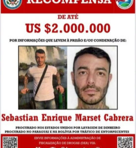 EUA oferecem recompensa de R$ 10 mi por narco que pode estar no Brasil