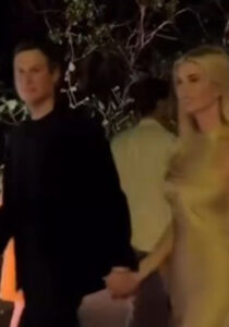 Homem tenta se aproximar de Ivanka e se dá mal