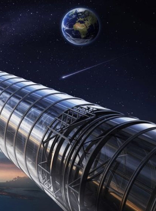 Rumo ao futuro: cabo de 96.000 km com baldes pode levar cargas ao espaço sem foguetes