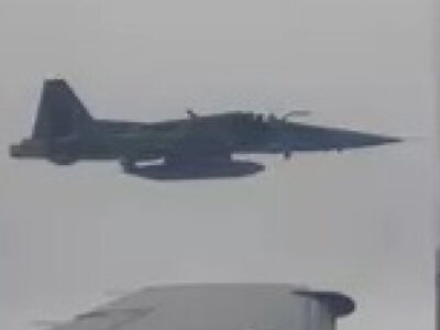 Piloto registra momento em que caça da FAB faz interceptação em voo; VEJA VÍDEO