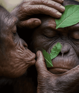 Chimpanzés usam plantas medicinais para tratar feridas