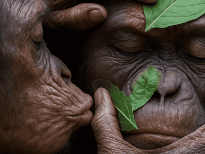 Chimpanzés usam plantas medicinais para tratar feridas