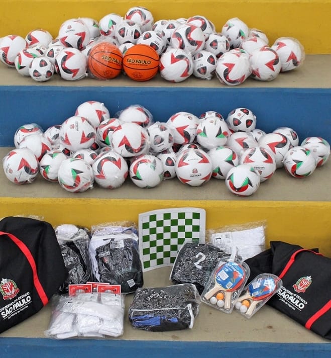 Secretaria de Esportes do Estado comtempla Marília com kit de materiais esportivos. Confira a lista completa