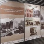 Registros Históricos: a história do centro comercial de Marília em exposição na Acim. Confira fotografias de 1940 até o ano de 1990 através de nove painéis