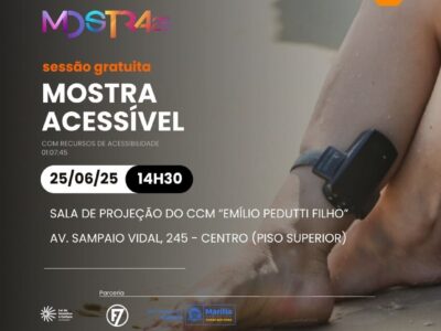 Cultura exibe Mostra Livre de Cinema em Marília com Mostra Acessível e Interiores. Veja grande lista de filmes