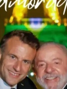 Embaixada da França posta foto de Lula e Macron de Dia dos Namorados