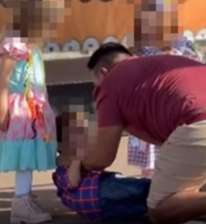 Filho de homem que agrediu criança em festa é expulso de escola