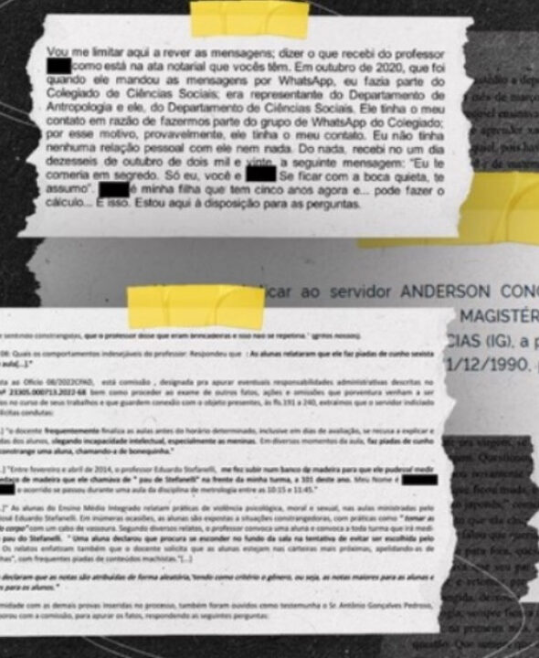 ASSÉDIO SEXUAL: universidades e institutos federais deixam de afastar professores por “falta de pessoal”