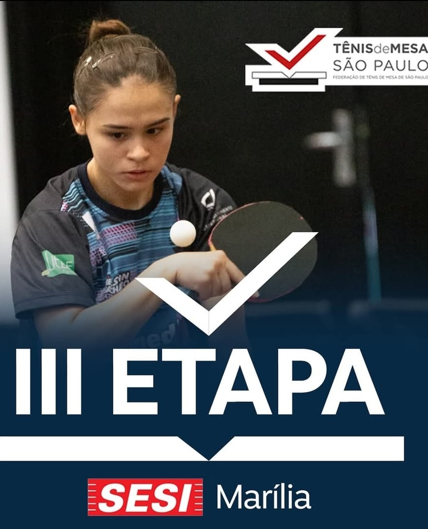 400 mesatenistas se reúnem hoje e amanhã em Marília para a disputa da3ª Etapa Paulista Tênis de Mesa. Evento acontece no Sesi