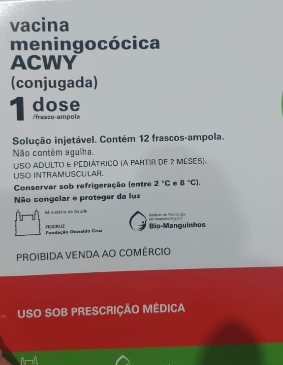 Meningite: Marília já oferta a vacina meningocócica ACWY em todas as unidades de saúde para crianças de 12 meses