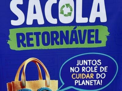 Leve sua sacola! Lei que obriga uso de sacolas reutilizáveis/ recicláveis ou retornáveis entra em vigor este mês. Confira
