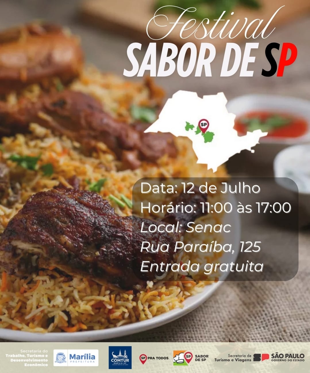 Turismo: Festival Sabor de São Paulo reúne em Marília produtos e receitas da Rota Gastronômica Alto Cafezal, Cuesta e Coração Paulista. Veja os produtos e horários para participar