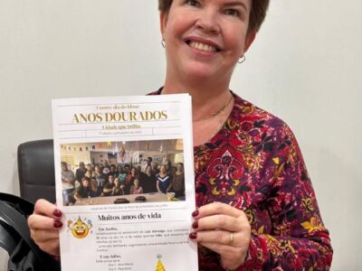 Centro Dia “Anos Dourados” lança jornal bimestral com protagonismo dos idosos. Mais valor às atividades e o cuidado com a 3a. idade