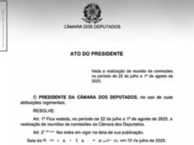URGENTE: Motta proíbe reuniões em apoio a Bolsonaro na Câmara; VEJA VÍDEO
