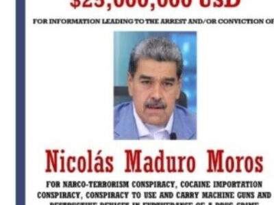 EUA anunciam recompensa de US$ 25 milhões por informações contra Maduro