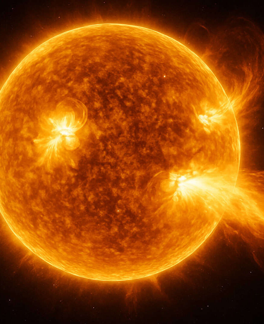 Tempestades solares podem aumentar risco de ataques cardíacos, segundo estudo