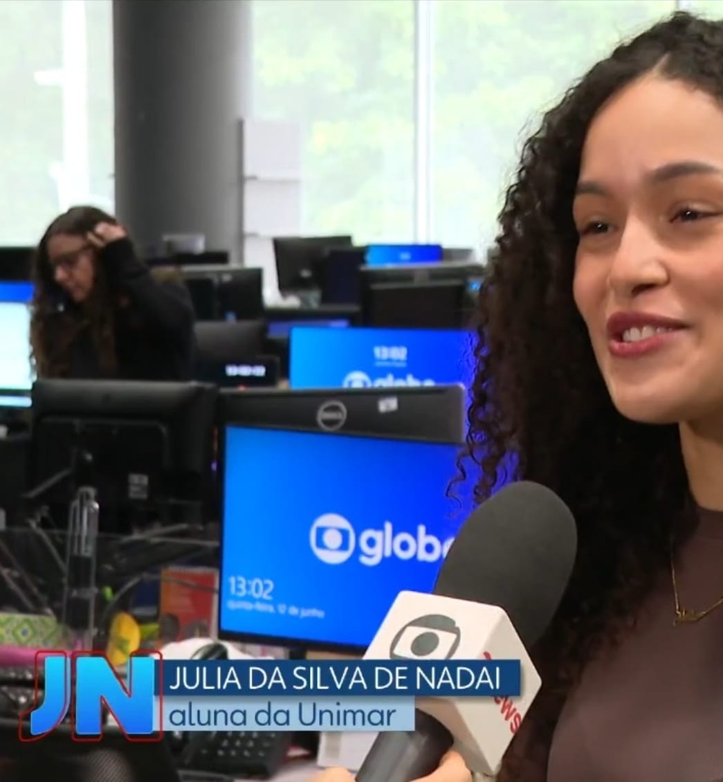 Acadêmica do curso de Publicidade e Propaganda da Unimar é selecionada em projeto nacional da Rede Globo e Academia LED com reportagem sobre emergência climática