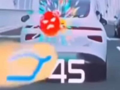 Montadora chinesa coloca jogo no para-brisa do motorista; veja!