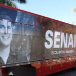PPA traz Escola Móvel do SENAI e oferece curso de soldagem para colaboradores. Carreta está estacionada no Centro de Treinamento Dona Mara Peres. Veja