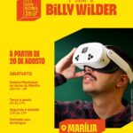 MIS Experience 360° – O cinema de Billy Wilder chega à Galeria Municipal de Artes de Marília. Com óculos 3 de realidade virtual, visitantes terão experiência única