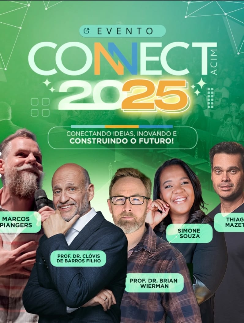 Acim 91 Anos: acontece hoje, quinta, a 7ª edição do Acim-Connect no Golden Palace. Você ainda pode participar. Veja por aqui! Três mil pessoas são aguardadas e palestrantes de destaque internacional. Oportunidade única