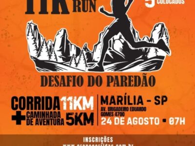 1ª Edição do Desafio 11K Trail Run será realizada em Marília neste fim de semana com programação de esporte e turismo. Veja!
