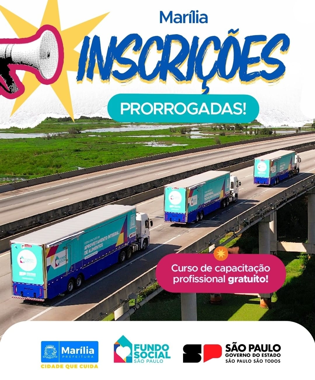 Mercado de Trabalho: inscrições para os cursos do Programa “Caminho para Capacitação” são prorrogadas até o dia 4. Faça a sua por aqui
