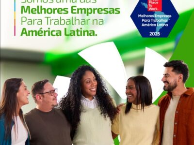 Cooperativa brasileira, Sicredi, é reconhecida como uma das Melhores Empresas para Trabalhar na América Latina pelo GPTW LATAM 2025