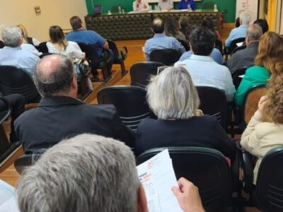 Importantes tema são enfatizados em reunião da Fehosp com representantes da Santa Casa e hospitais da região