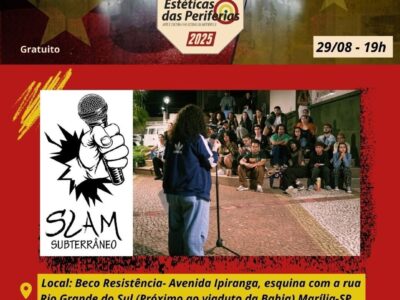 Marília será palco do projeto Estéticas das Periferias 2025, que transforma batalhas em arte. Confira datas e toda programação