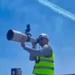 Avião de caça passa a 1.175km/h a centímetros de fotógrafo e ele dá o click; VEJA VÍDEO