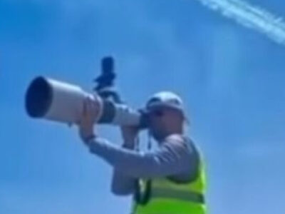 Avião de caça passa a 1.175km/h a centímetros de fotógrafo e ele dá o click; VEJA VÍDEO