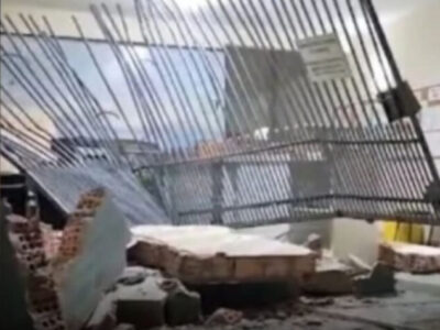 Homem quebra cartório com retroescavadeira por demora no divórcio