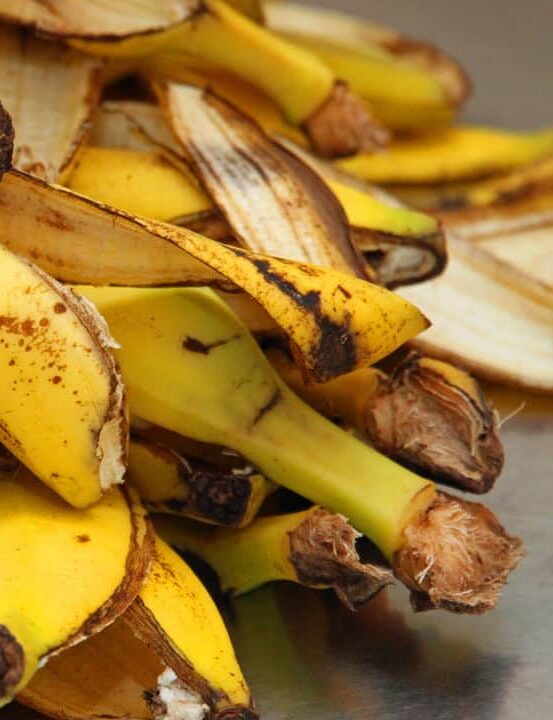 Esse truque fácil com cascas de banana vai salvar suas plantas